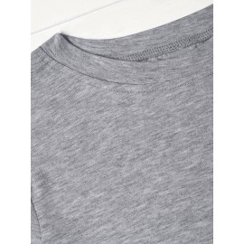 Valentine's Day Coffee Print T-Shirt, Casual Short Sleeve Crew Neck T-Shirt, Women's Clothing Valentine's Day Coffee Print T-Shirt, Casual Short Sleeve Crew Neck T-Shirt, Women's Clothing