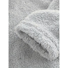 I'm Still Freezing Letter Print Fuzzy Hoodie, Casual Long Sleeve Oversized Sweatshirt, Women's Clothing I'm Still Freezing Letter Print Fuzzy Hoodie, Casual Long Sleeve Oversized Sweatshirt, Women's Clothing