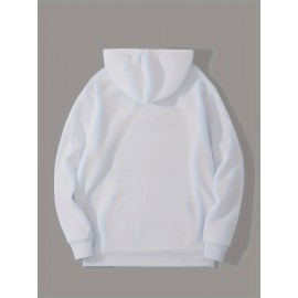White Thermal Hoodies, Long Sleeve Casual Sweatshirt For Fall & Winter, Women's Clothing White Thermal Hoodies, Long Sleeve Casual Sweatshirt For Fall & Winter, Women's Clothing