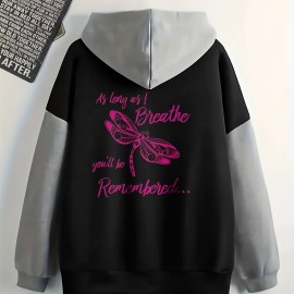 Color Block Simple Hoodies, Casual Drawstring Long Sleeve Kangaroo Pocket Sweatshirt, Women's Clothing Color Block Simple Hoodies, Casual Drawstring Long Sleeve Kangaroo Pocket Sweatshirt, Women's Clothing