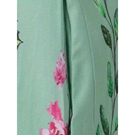 Floral Print Pleated Front Dress, Casual Short Sleeve Dual Pockets Dress, Women's Clothing Floral Print Pleated Front Dress, Casual Short Sleeve Dual Pockets Dress, Women's Clothing